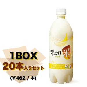 麹醇堂 米マッコリバナナ 750ml(1BOX 20本入りセット)