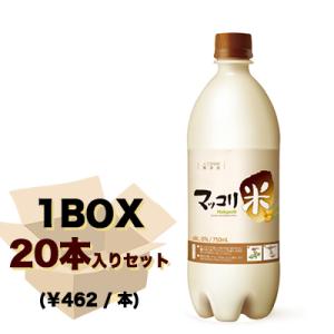 麹醇堂 米マッコリ 750ml(1BOX 20本入りセット)