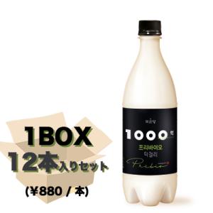 麹醇堂 1000億プリバイオマッコリ 750ml(1BOX 12本入りセット)