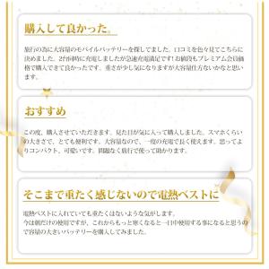 モバイルバッテリー 大容量 軽量 薄型 200...の詳細画像2
