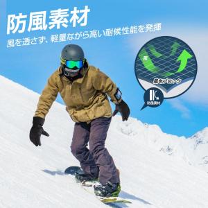 スキーグローブ スノー グローブ 5本指 レデ...の詳細画像5