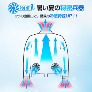 空調ウェア 2026 バッテリー ファンセット...の詳細画像5