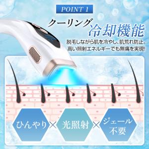 脱毛器 光美容器 フラッシュ サファイア冷却 ...の詳細画像5