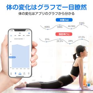体重計 体組成計 スマホ連動 iphone 日...の詳細画像2