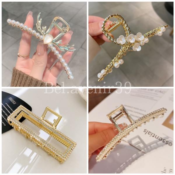 韓国ファッション ヘアクリップ　ゴールド　ヘアアクセサリー