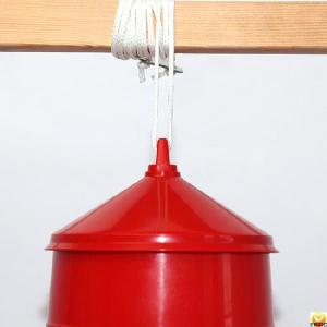 (餌入れ) 自動給餌器(赤) 容量4Kg (に...の詳細画像4
