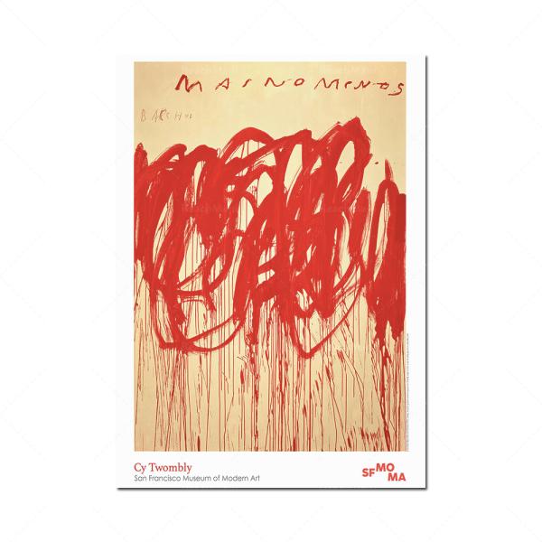 ポスター サイ トゥオンブリー Cy Twombly キャンバス アート イラスト インテリア 雑貨...