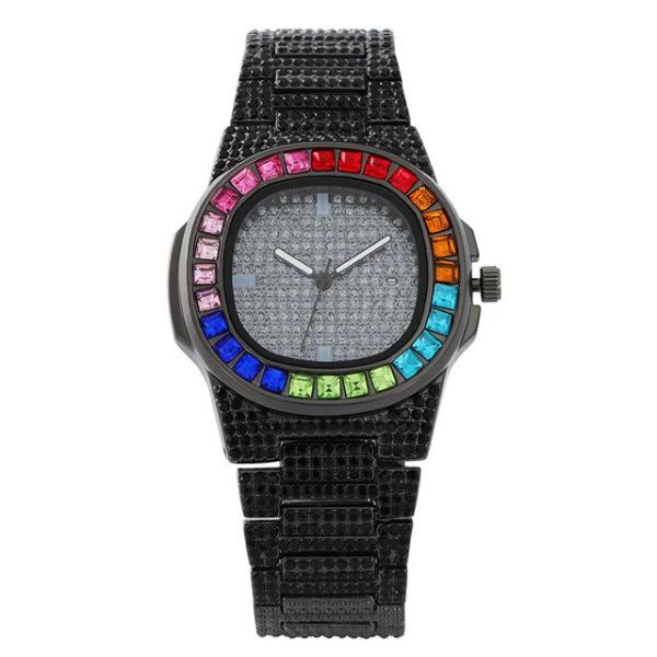 腕時計 ブレスレット バングル ウォッチ 18ｋゴールドGP ダイヤモンドcz 上質 質感 高品質 ...