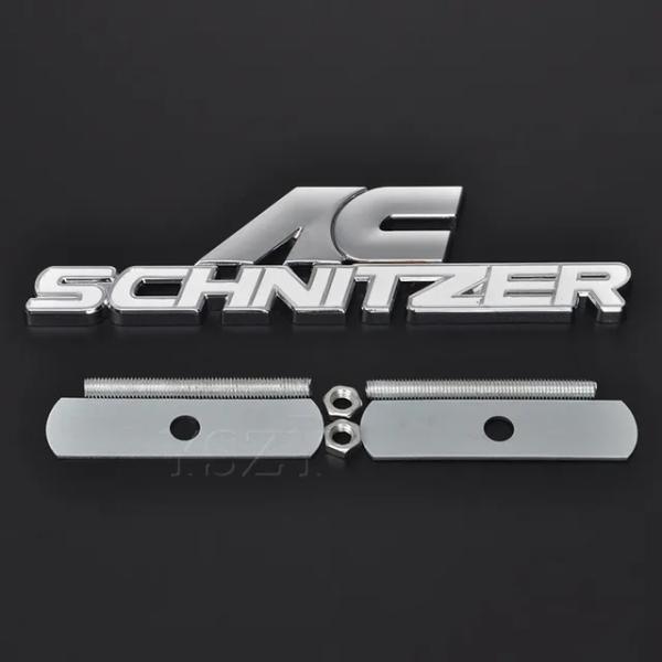 BMW AC SCHNITZER ロゴ キドニーグリル エンブレム バッジ ブラック フロントグリル...