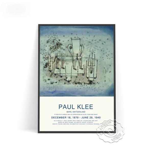 パウル・クレー Paul Klee 絵画 プリントポスター キャンバスアートポスター 50×70cm...