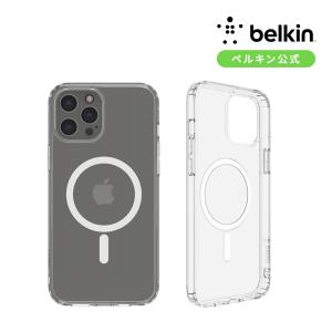 Belkin公式 ベルキン Magsafe対応 iPhone 12 Pro Max クリアケース 軽量 抗菌 薄型 超耐衝撃 ソフトTPU ストラップホール付き MSA003btCL