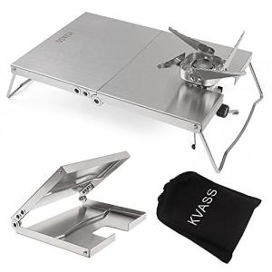 KVASS イワタニ ジュニアコンパクトバーナー CB-JCB 専用 遮熱板 テーブル ステンレス 折り畳み式 遮熱テーブル ?