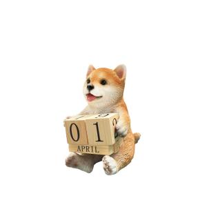 アニマルオブジェ 東洋石創 犬 子猫 柴犬 ア...の詳細画像1