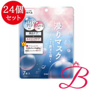 【24個】常盤薬品 なめらか本舗 薬用リンクルエッセンスマスク ホワイト 7枚（130g） 【 爆買 】