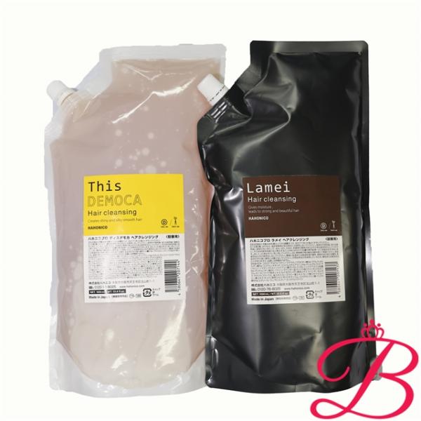ハホニコ ラメイヘアクレンジング ディスデモカ セット 各1000mL