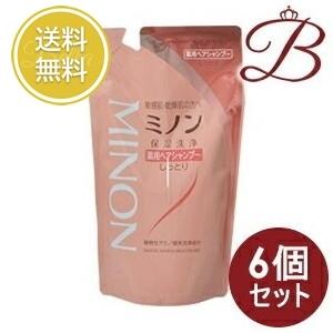 【×6個】ミノン 薬用ヘアシャンプー 380mL 詰替え用