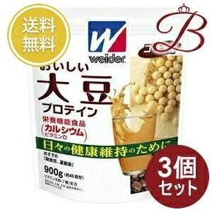 ウイダー 【×3個】森永製菓 おいしい大豆プロテイン コーヒー味