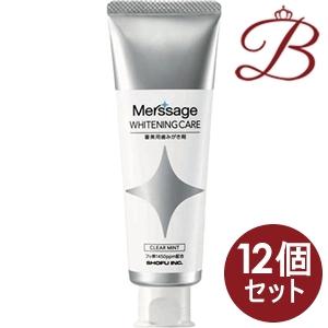 【×12個】メルサージュ ホワイトニングケア クリアミント 80g 【 爆買 】