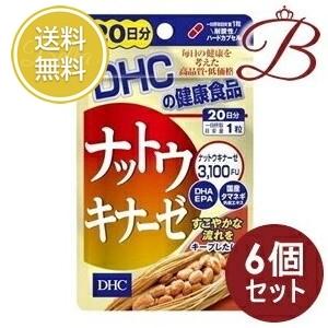 【×6個】DHC ナットウキナーゼ 20粒 (20日分)