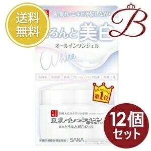 【×12個】サナ なめらか本舗 とろんと濃ジェル 薬用美白 N 100ｇ｜bella-bella