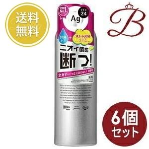 【×6個】資生堂 AGデオ24 パウダースプレー 無香性 180g