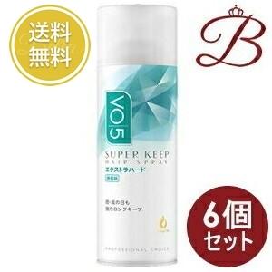 【×6個】サンスター VO5 スーパーキープヘアスプレイ エクストラハード 無香料 330g