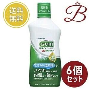 【×6個】サンスター ガム 薬用 歯周プロケア デンタルリンス 420mL