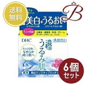【×6個】DHC 濃密うるみ肌 薬用美白ワンステップリッチジェル 120g