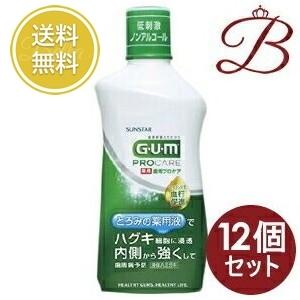 【×12個】サンスター ガム 薬用 歯周プロケア デンタルリンス 420mL