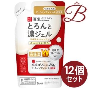 【×12個】サナ なめらか本舗 とろんと濃ジェルエンリッチ 高保湿 100g 詰替え用｜bellashopヤフー店