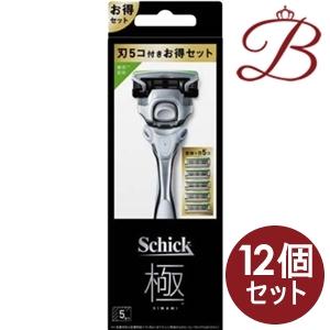 【×12個】シック キワミ　敏感肌　コンボパックホルダー 本体+刃（5個付）×1セット