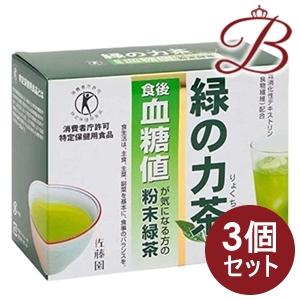 【×3個】緑の力茶  （血糖値） 360g（6g×30包）