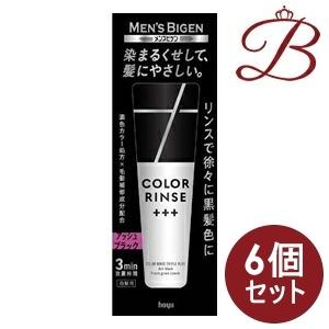 【×6個】メンズビゲン カラーリンス トリプルプラス アッシュブラック 120g 【 爆買 】
