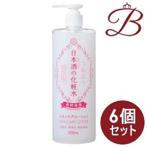 【×6個】菊正宗 日本酒の化粧水 透明保湿 500ml