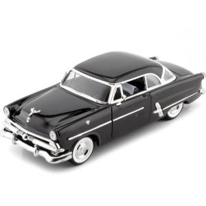 WELLY ミニカー 1/24 フォード クレストライン ビクトリア 1953 ハードトップ (ブラック)｜bellamacchina