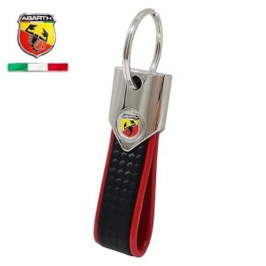 イタリア直輸入 ABARTH アバルト 純正 FIAT フィアット イタリア アクセサリー キーホルダー keyholder 21755 MADE IN ITALY｜bellamacchina