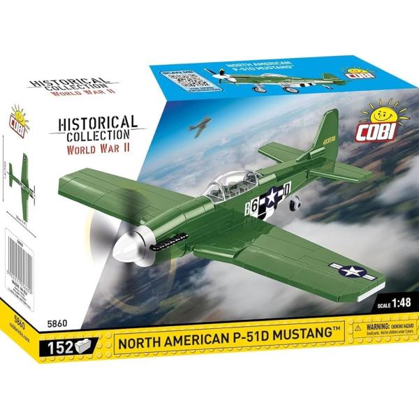 COBI ブロック アメリカ空軍 マスタング P-51D 戦闘機 ノースアメリカン 1/48 152...