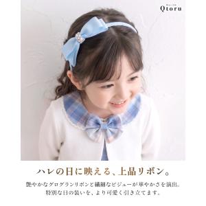 選べる2つの愛らしさ。リボン カチューシャ 女...の詳細画像1