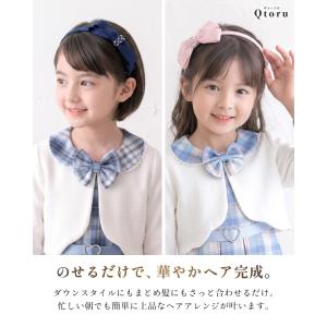 選べる2つの愛らしさ。リボン カチューシャ 女...の詳細画像5