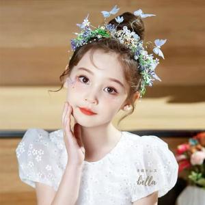 ヘアアクセサリ イヤリング 発表会 結婚式 高級 プリンセス ヘッド