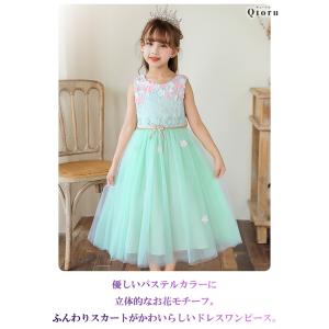 子供ドレス ピアノ 発表会 ドレス 結婚式 ワ...の詳細画像1