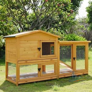 ケージ 防雨 メッシュ 屋外木製鶏小屋耐候性大...の詳細画像3