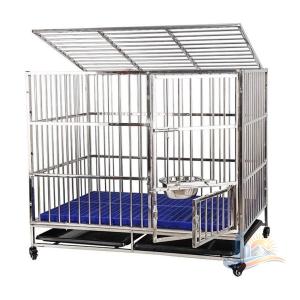 ステンレス製 ステンレス 犬用ケージ 大型犬と犬用ケージ @@ おしゃれ 便利 アドバンスト 実用的 使いやすい 省スペース 新生活 家庭用 プレゼント ギフト