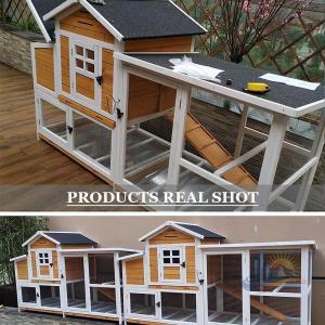 ケージ かご インチ屋外木製鶏小屋 大型 ボッ...の詳細画像3