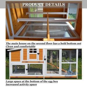 ケージ かご インチ屋外木製鶏小屋 大型 ボッ...の詳細画像4