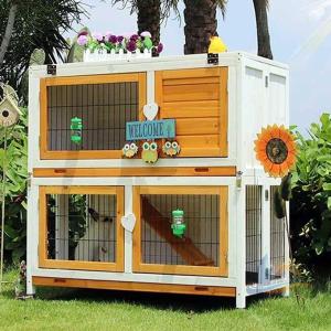 猫かご 家庭用 屋外 ペット 滑車 猫小屋 ヴ...の詳細画像3
