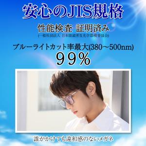 ブルーライトカットメガネ PCメガネ おしゃれ...の詳細画像1