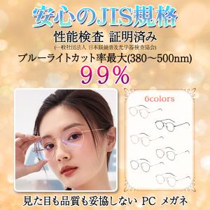 ブルーライトカットメガネ PCメガネ おしゃれ...の詳細画像1