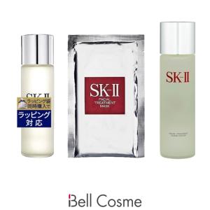 【並行輸入品】SK2 ピテラベーシックケア 3点セット/FTエッセンス 30ml ＋ FTマスク 1枚 ＋ ...