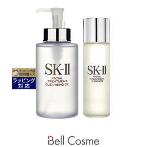 【並行輸入品】SK2 ピテラベーシックケア 2点セット/FT クレンジングオイル 250ml ＋ FT エ...